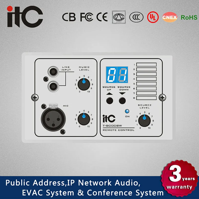 ITC T-8000 Series Remote Control Paging Station