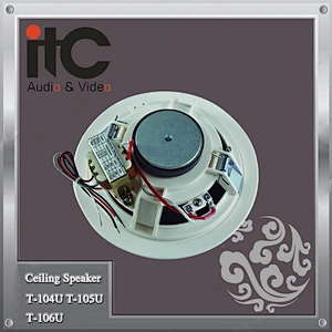 ITC T-106U 3W 6W 9W Hifi Plastic PA System Ceiling speaker