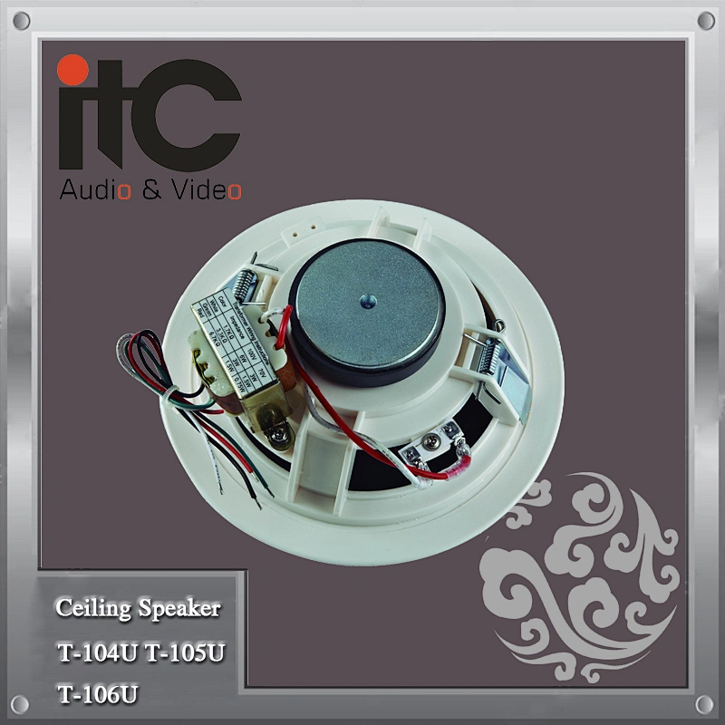 ITC T-106U 3W 6W 9W Hifi Plastic PA System Ceiling speaker