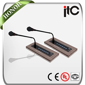 ITC TS Series Built in Voting Module Embedded Wire Meeting Microphone