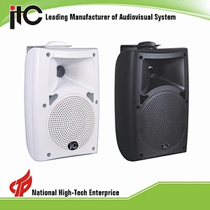 Waterproof Outdoor Plastic 5 Inch 100W Wall Mount Speaker