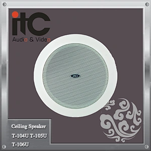 ITC T-106U 3W 6W 9W Hifi Plastic PA System Ceiling speaker