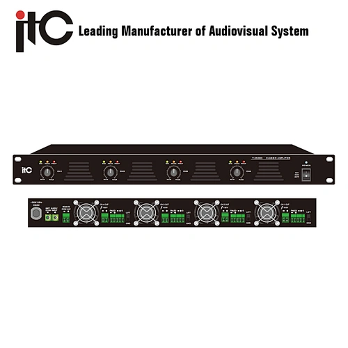 ITC T-4500D Wholesales OEM ODM 4 Channel 1U Digital Class D Amplifier