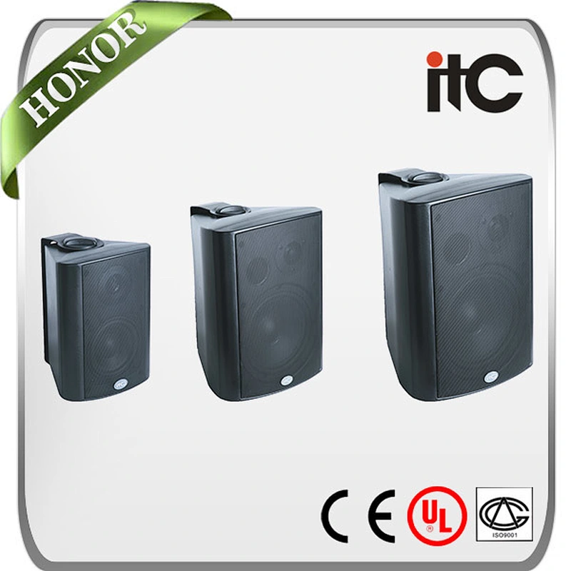 ITC T-774 Series Classical 10W/15W/25W 2.0 Stereo IP54 Waterproof PA Speaker Wall Mount