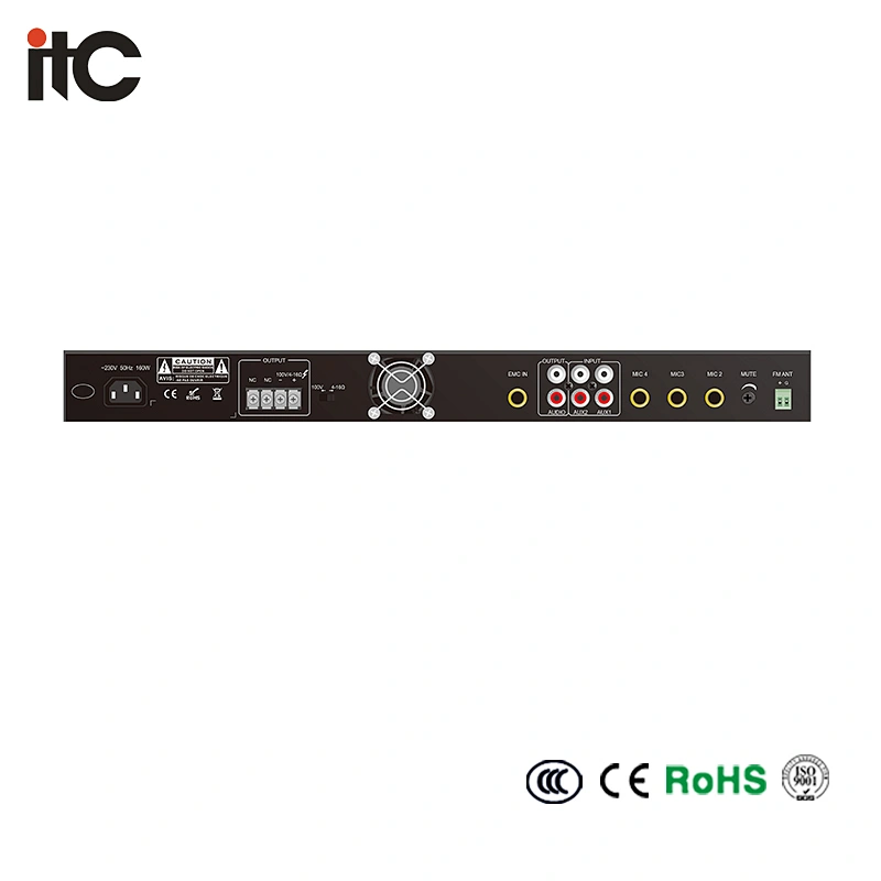 ITC Digital Mixer Power Amplifier with MP3/TUNER/BLUETOOTH (Phone Jack Mic Input)