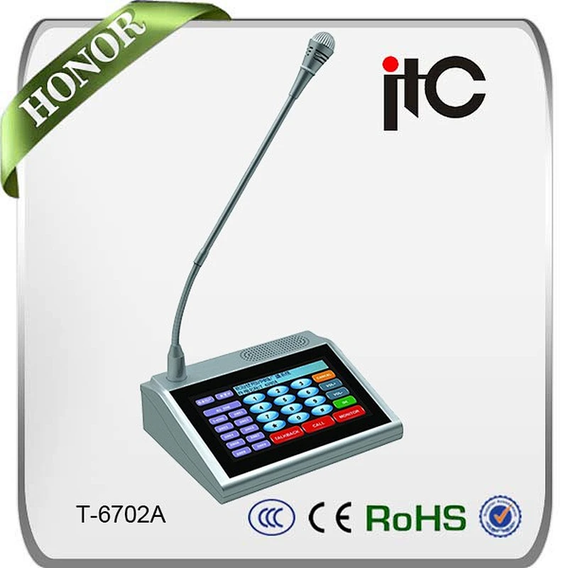 Professional Large Digital Audio Matrix IP PA Paging Equipment IP Audio System