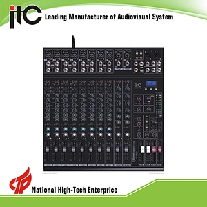 TS-12P-2S Digital Output 2 Groups USB Record Professional DJ Mixer