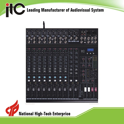 TS-12P-2S Digital Output 2 Groups USB Record Professional DJ Mixer