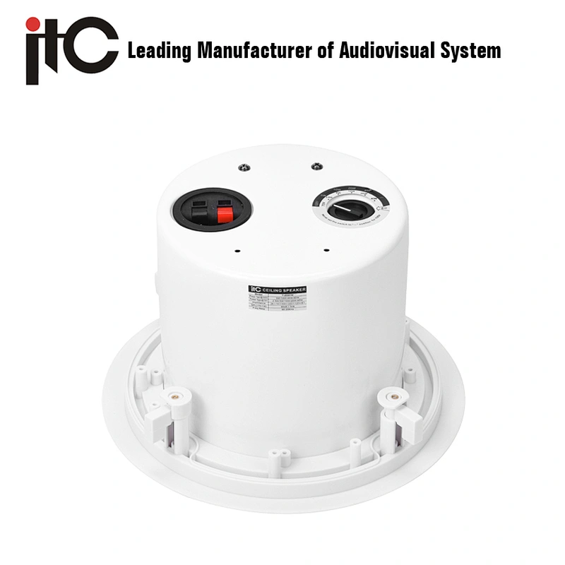 ITC T-208CW 40W 8 inch Flush Mount ABS PA System Hifi Ceiling Speaker