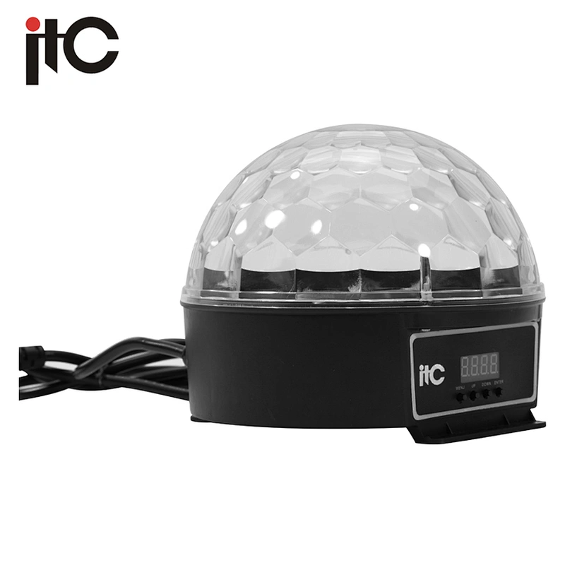 Disco Ball Light Mini 3W RGB Led Crystal Magic Ball Light