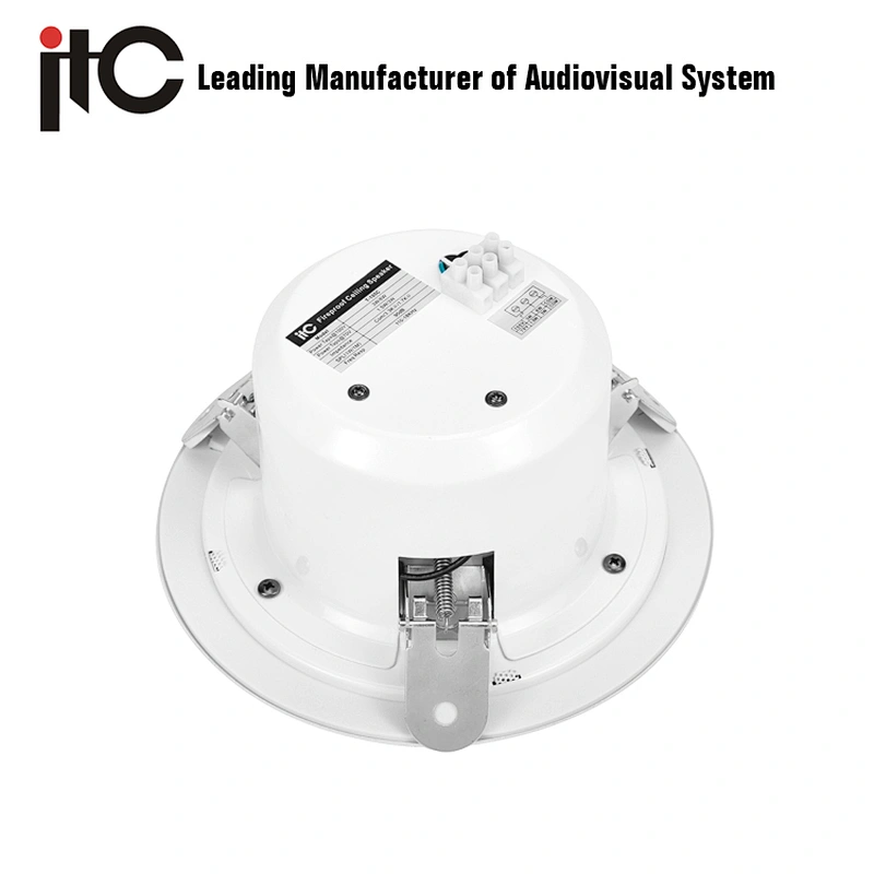 ITC T-105C EN54-24 Approved 6W Fireproof Ceiling Mount Speakers