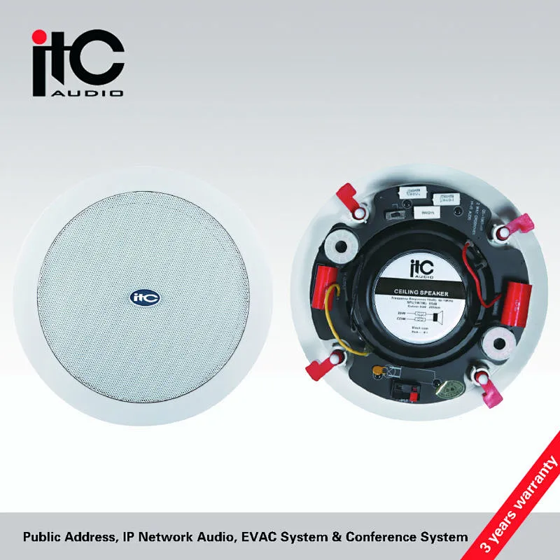 China Supplier Low Impedance Waterproof 10w Hi-fi Ceiling Speaker
