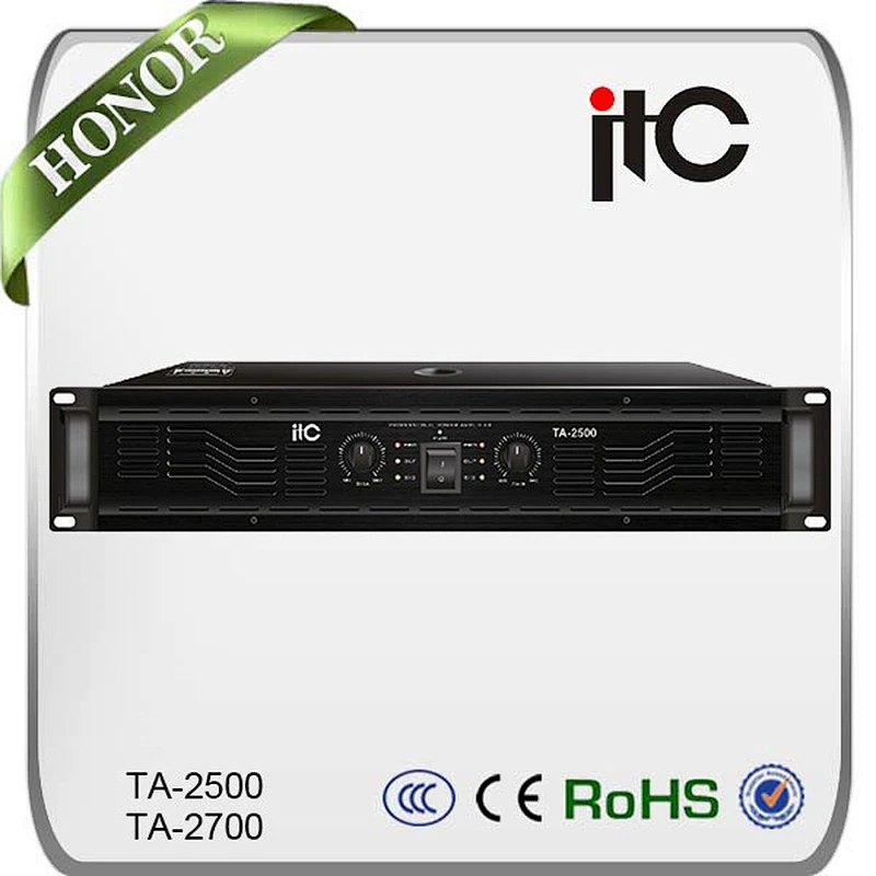 ITC TA Series Multiple Connection Mode Internal Sound Processor Professional Power Amplifier