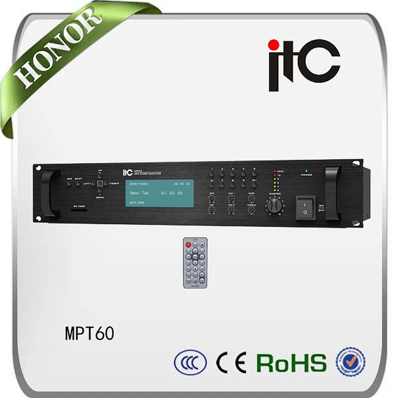 MPT 60W to 240W Background Music Public Address PA Amplifier with USB Port