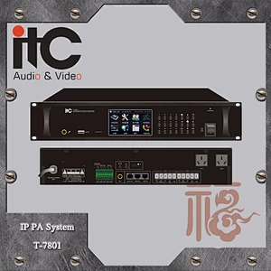 ITC 8 Channel PA System IP Based IP Public Address System