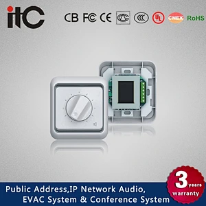 ITC T-691C Series Selective Input Volume 11 Step Wall Mount Speaker Volume Control