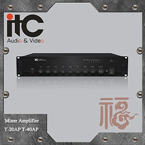 ITC AP Series Practical 2 Mic 1 AUX 1 TEL Mixer PA Mixing Amplifier