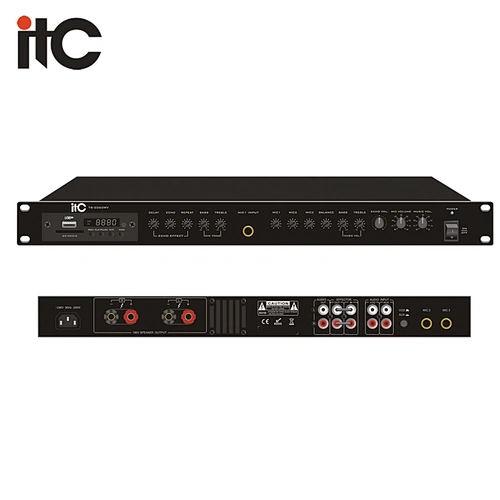 TS-2060WV Switching Function 120W 1U Class H Power Multimedia Professional Amplifier