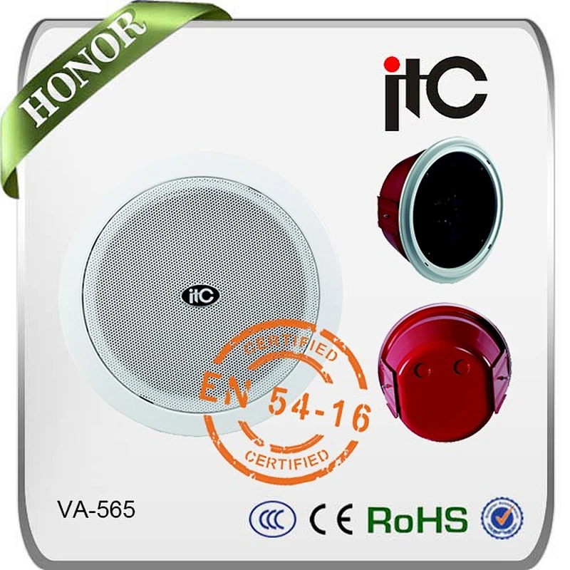 VA-565 New Products Metal 70V 100V 5 Inch Fireproof Speaker