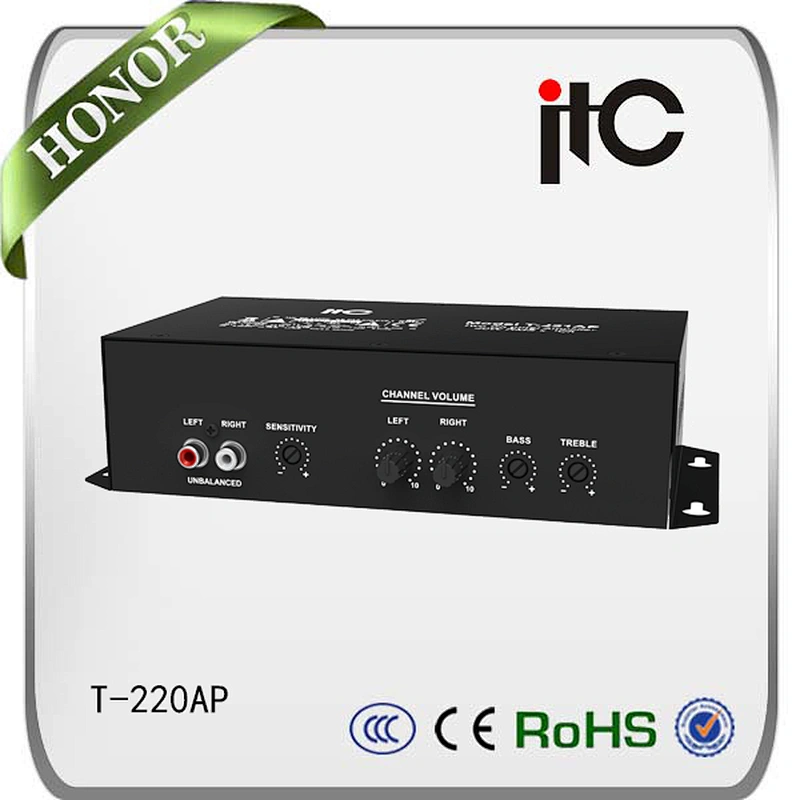 T-221AP Top Rated Dual Channel 20W Class D Mini Stereo Power Amplifier