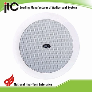 ITC T-208P 50W to 6W 6.5 inch Coaxial Hifi Ceiling Speaker for Public Address System