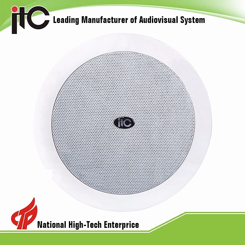 ITC T-208P 50W to 6W 6.5 inch Coaxial Hifi Ceiling Speaker for Public Address System