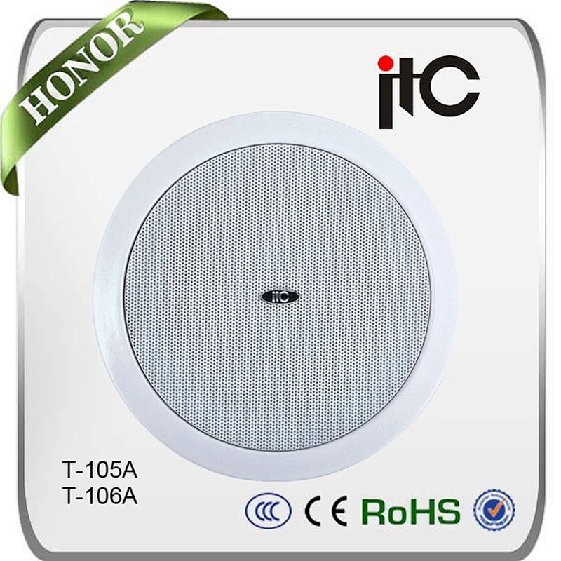 Long functional life pa system surround sound ceiling speaker system