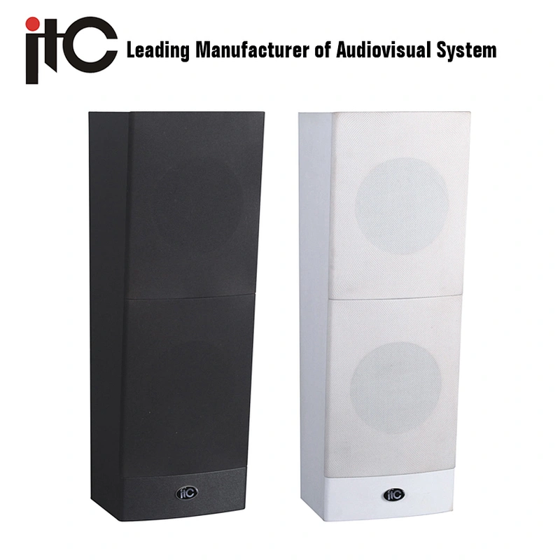ITC T-602X/T-602XW 40W 4 inch 2.0 Wooden Box Speaker PA