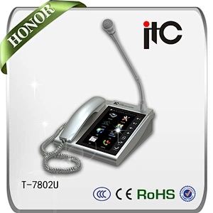 ITC T-7802U IP Network Linux Based GUI Zone Paging Microphone PA