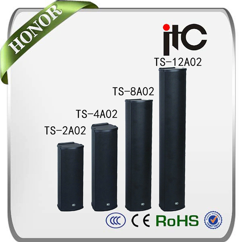 ITC TS-2A03 Series 100W 200W 300W 400W 8ohm Alumina Active Line Array Speaker