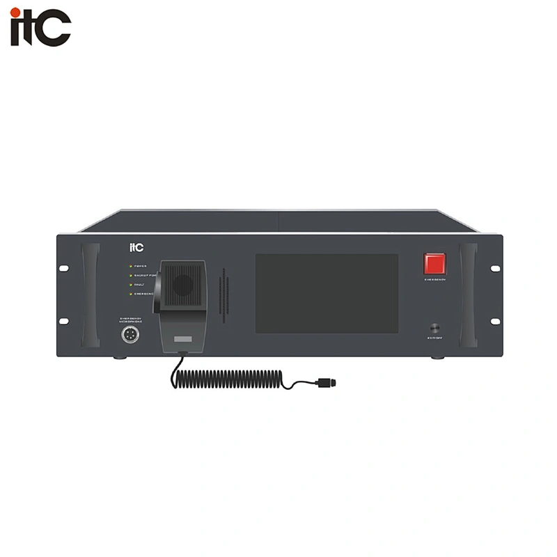 VA-6500 Broadcast Public Address Voice Evacuation Alarm Public Transportation PA System Controller