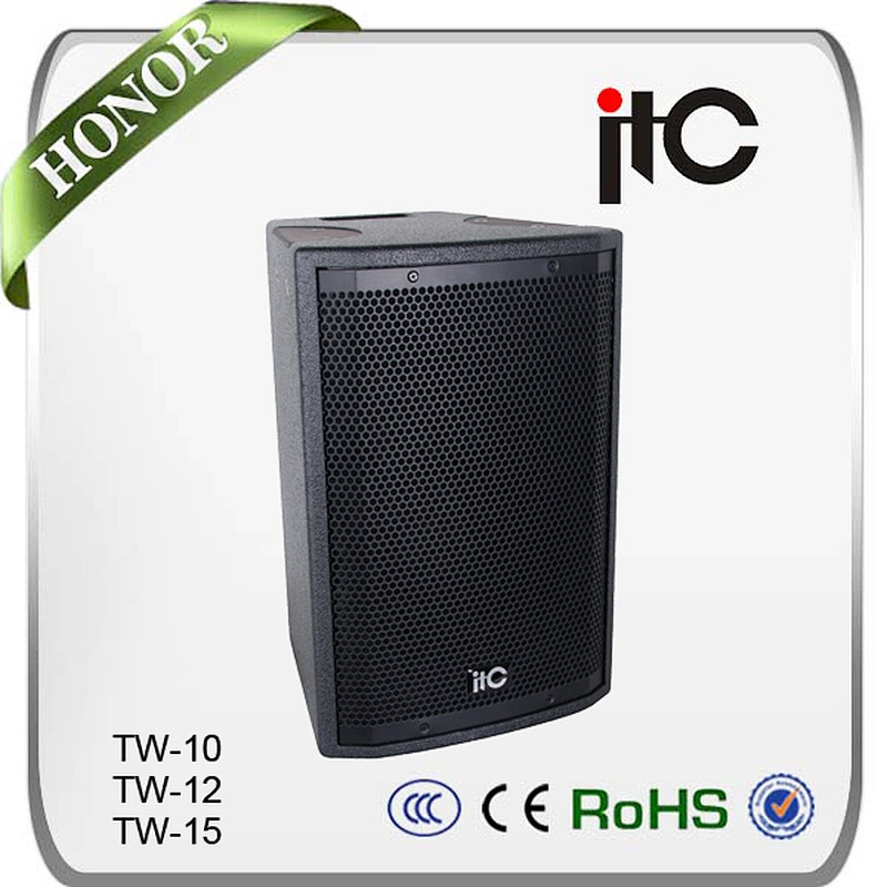 TW-10 Plywood 300W Professional Loudspeaker Outdoor Waterproof Speaker