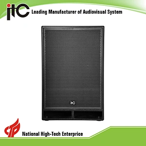 600W 8ohm Plywood Enclosure 18 inch Loudspeaker Subwoofer Speaker for Conference Room