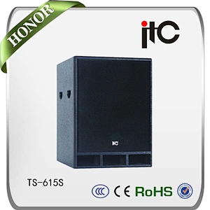 500W Great Performance KTV Club 15 inch Speakers Subwoofer