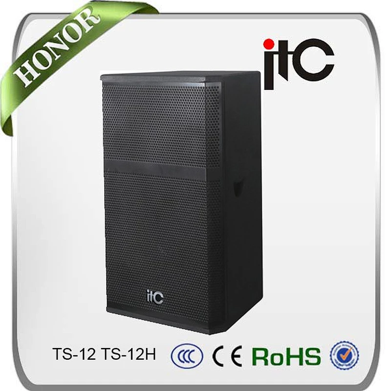 ITC TS-12H 350W 8 ohm Conference Room 12 inch Speaker Box Sound System
