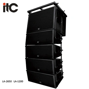 LA-2650 Audio Sound Equipment caixa de som ativa Indoor / Outdoor Two Way Passive Line Array
