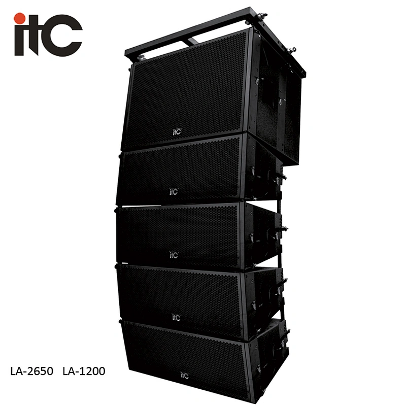 LA-2650 Audio Sound Equipment caixa de som ativa Indoor / Outdoor Two Way Passive Line Array