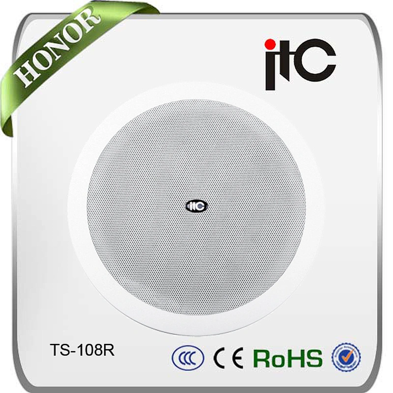 TS-108R High-End Conference Room 100W Ceiling Speaker With Frequency Divider