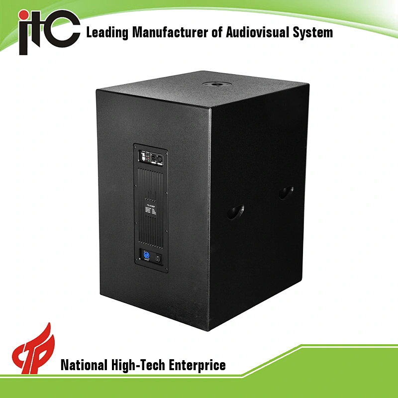 600W 8ohm Plywood Enclosure 18 inch Loudspeaker Subwoofer Speaker for Conference Room