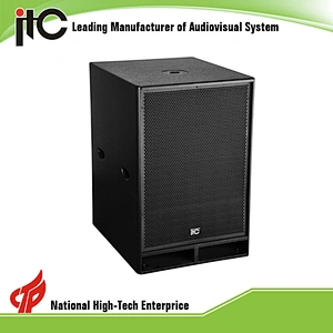 600W 8ohm Plywood Enclosure 18 inch Loudspeaker Subwoofer Speaker for Conference Room