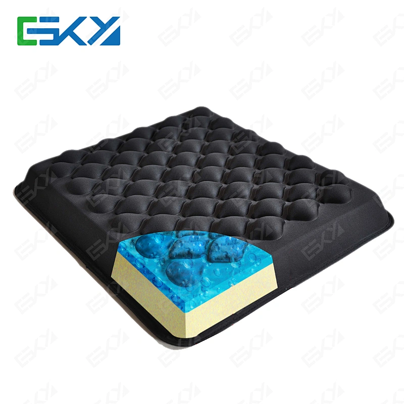 Wheelchair Seat Cushion with Gel / pain relief device