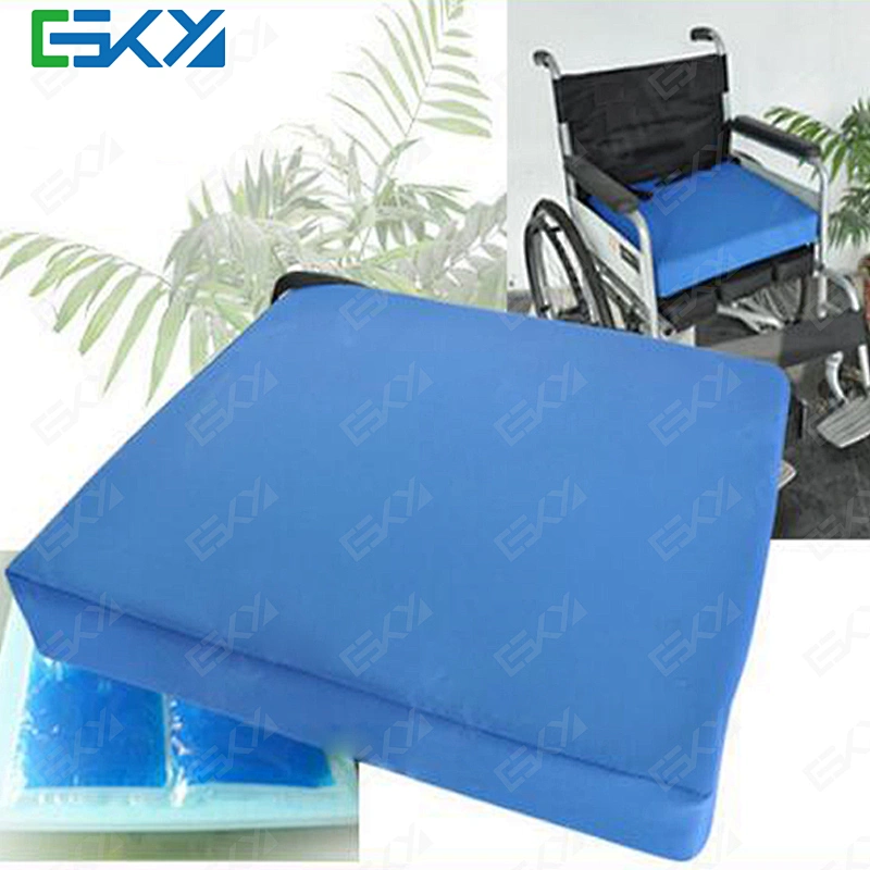 Gel Foam Cushion -Gel Seat Pad for Coccyx, Sciatica & Tailbone Pain Relief-Waterproof Cover - For Pressure Sores & Ulcers