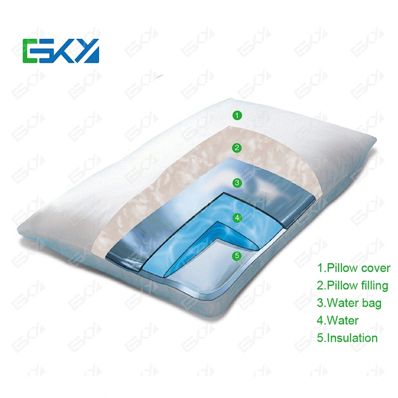 mediflow water pillow , waterbase pillow, pillow with water bag inside