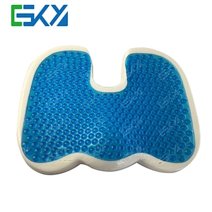 Coccyx Orthopedic U-shape Memory Foam Gel Seat Cushion/pain relief device