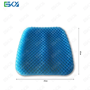 Newest No-Pressure Seat Gel Cushion Orthopedic Pad Car Coccyx Pain Comfort / gel foam seat cushion