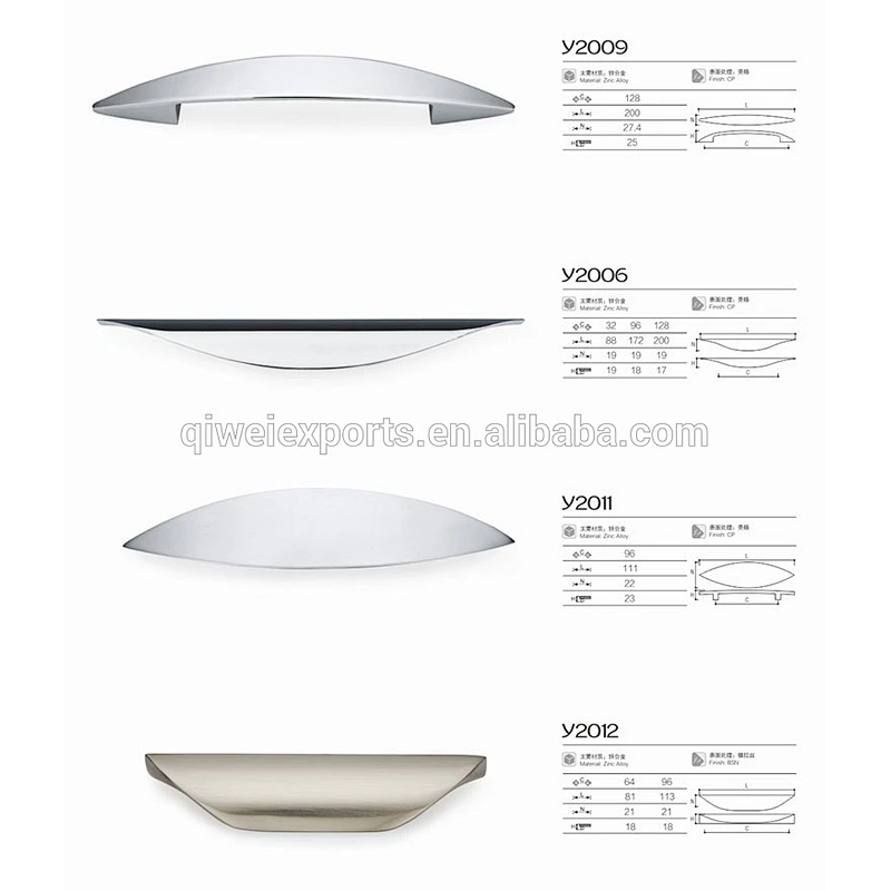 Embedded cabinet door pull handle hidden drawer handles