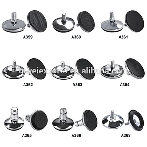 Antiskid adjustable plastic leveling feet With Machinery Nut