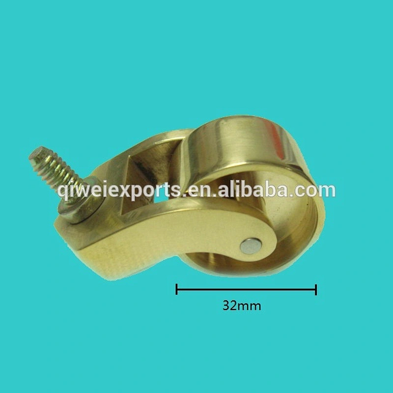 brass chair wheel, caster wheel in furniture, brass caster wheel 60060