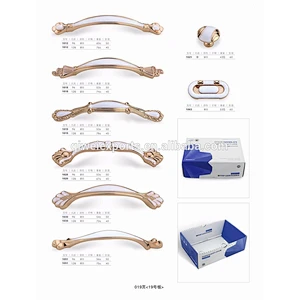 European style bedroom furniture hardwares dresser drawer pull handles