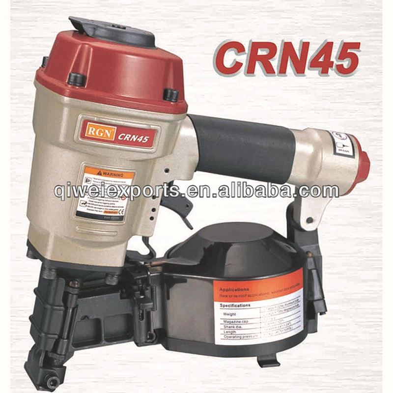 CRN45 Pneumatic Roofing Coil Nailer for Wire Welded Coil Roofing Nails